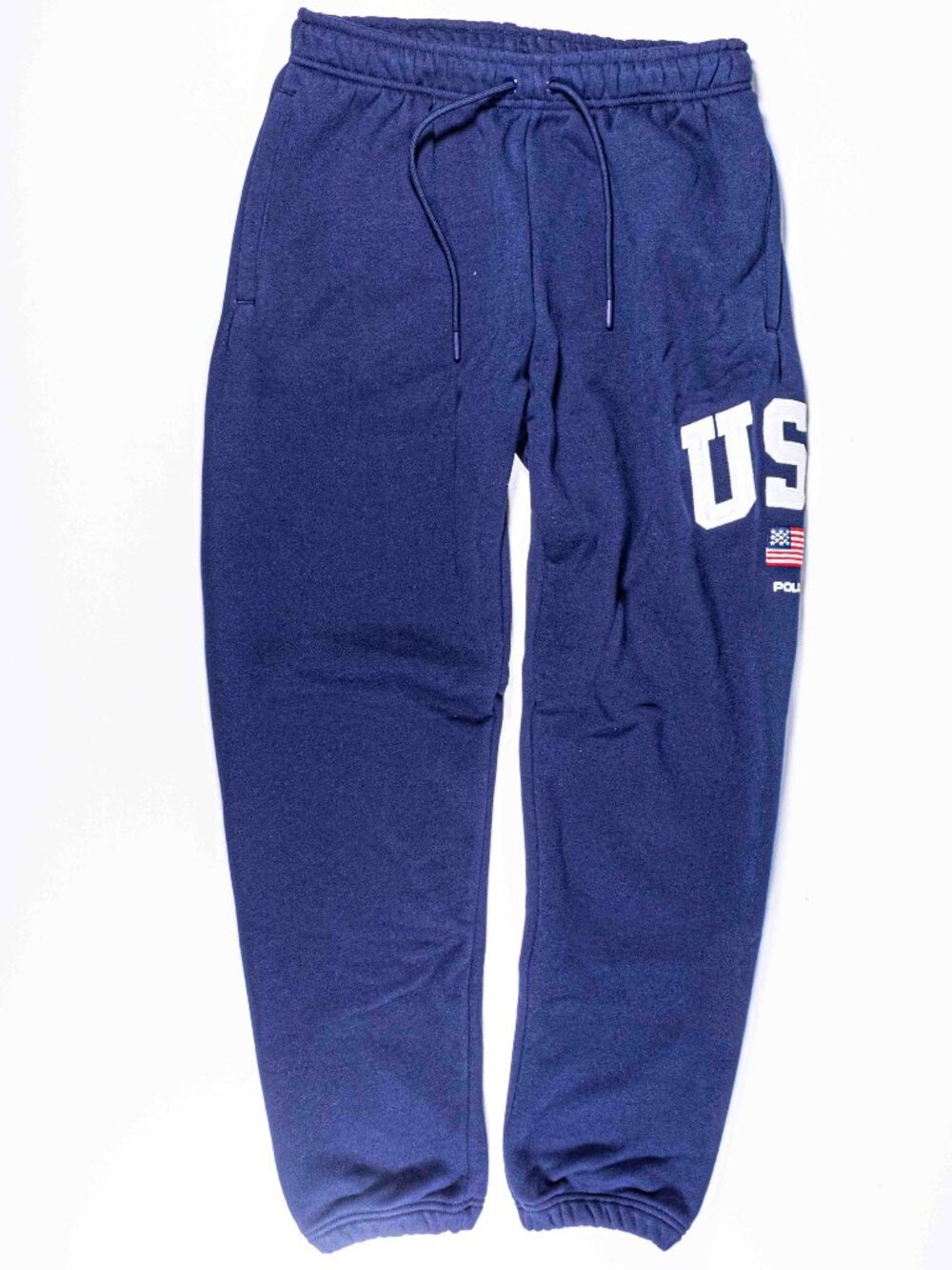Polo Ralph Lauren USA Flag Sweatpants Mens Small Joggers Navy American